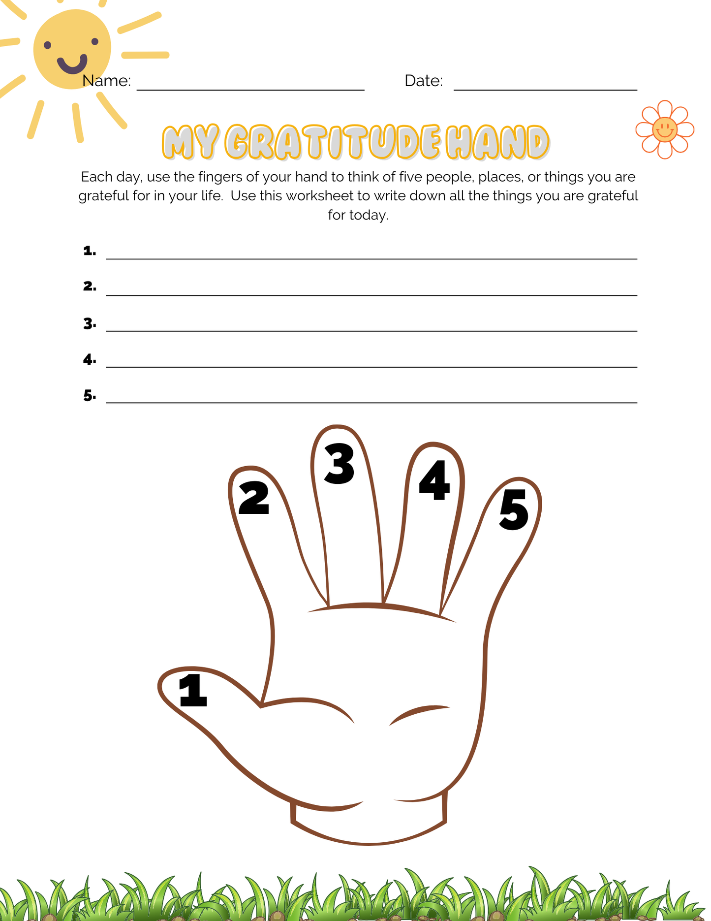 Positive Affirmation Handwriting Workbook 44 Pages Digital Download