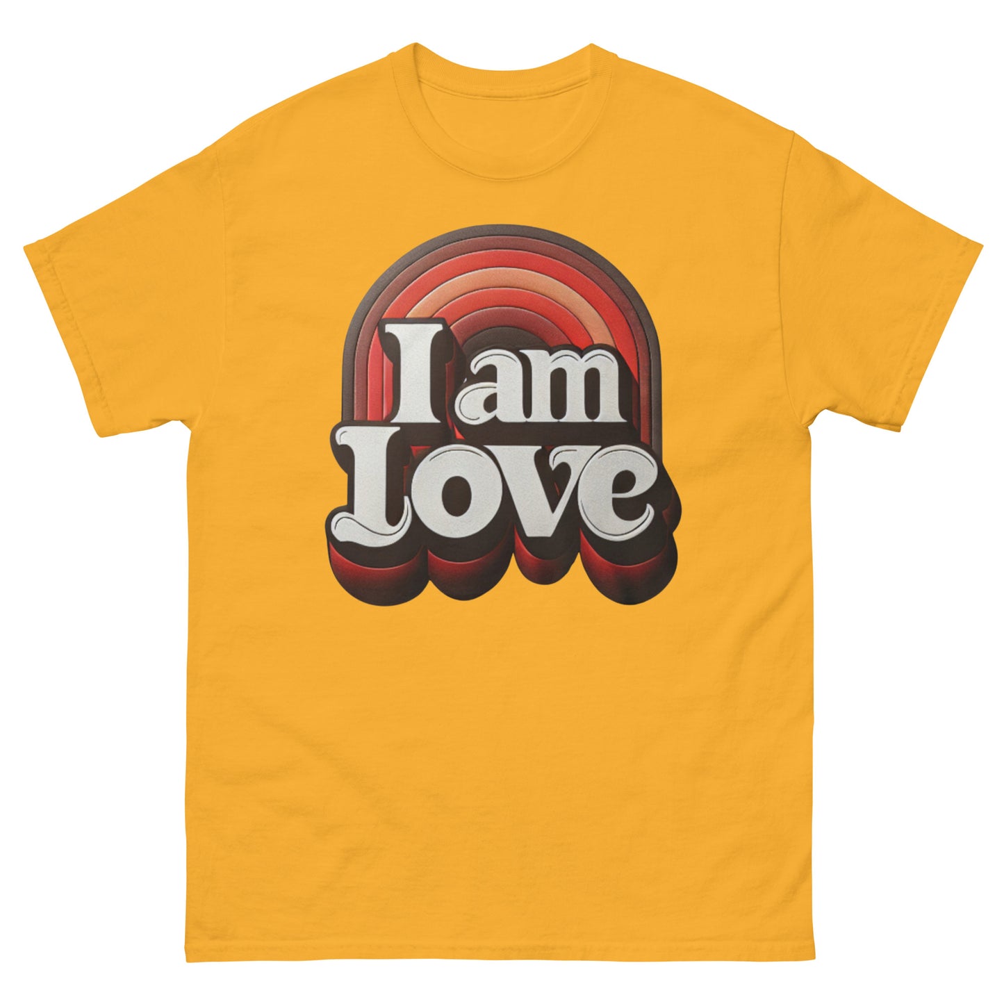 I AM Love Positive Affirmation Men's classic tee