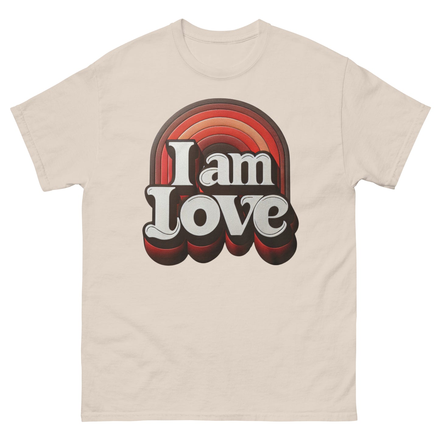 I AM Love Positive Affirmation Men's classic tee