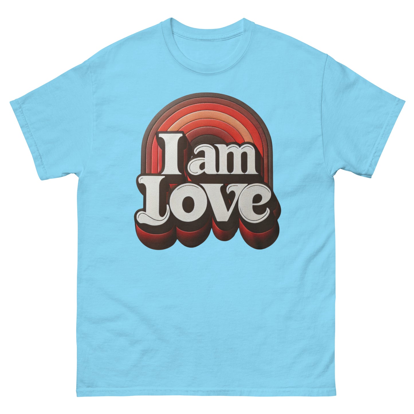 I AM Love Positive Affirmation Men's classic tee