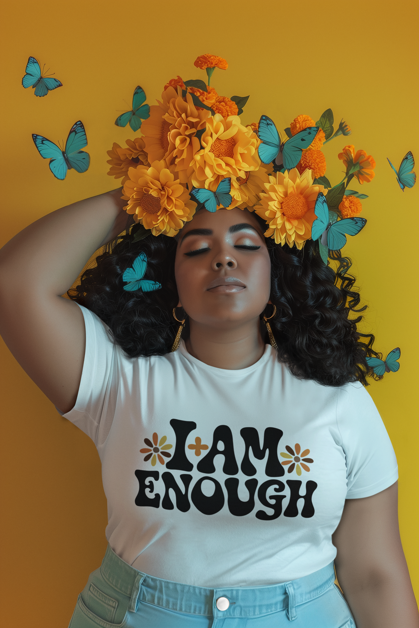 I AM Enough Women's short sleeve t-shirt