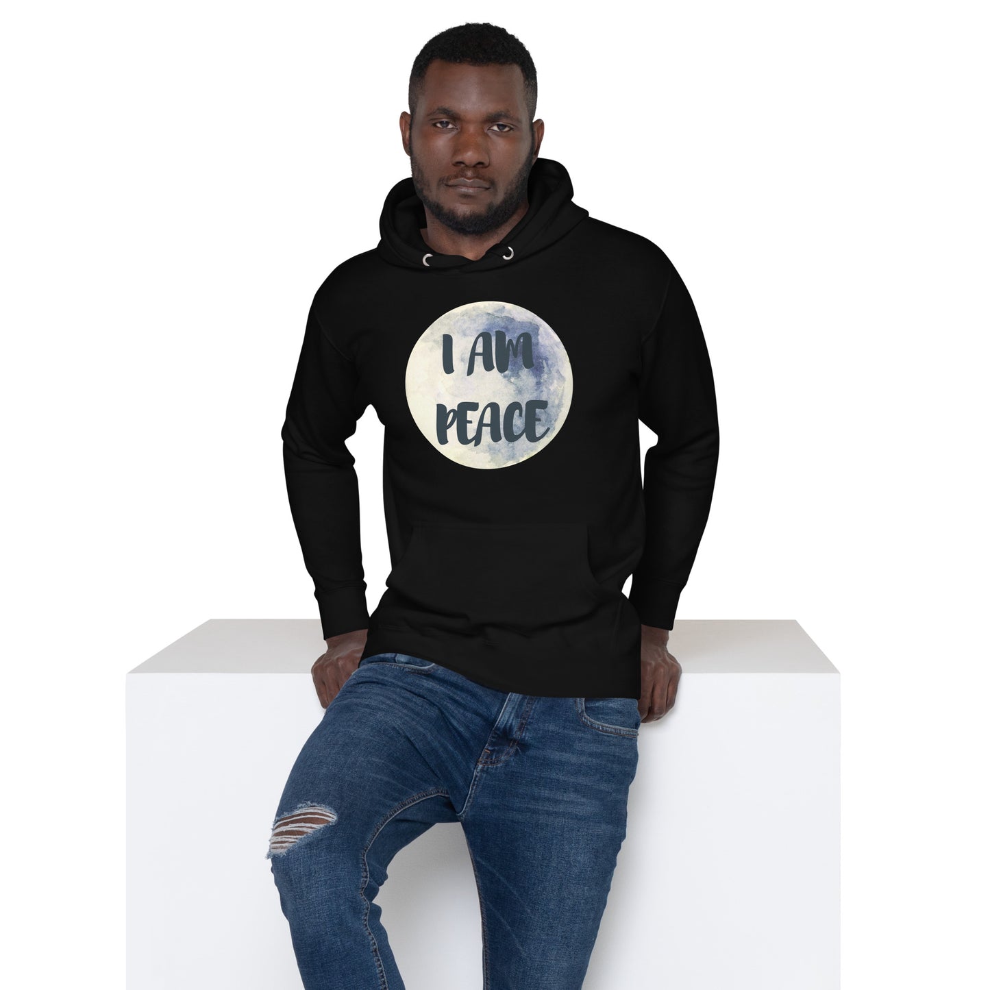 I AM PEACE, Positive Affirmation Unisex Hoodie