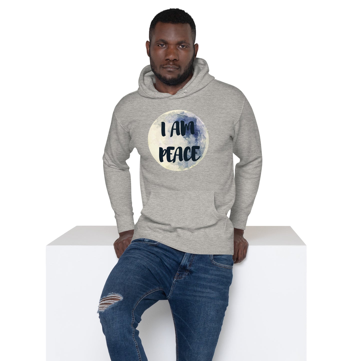 I AM PEACE, Positive Affirmation Unisex Hoodie