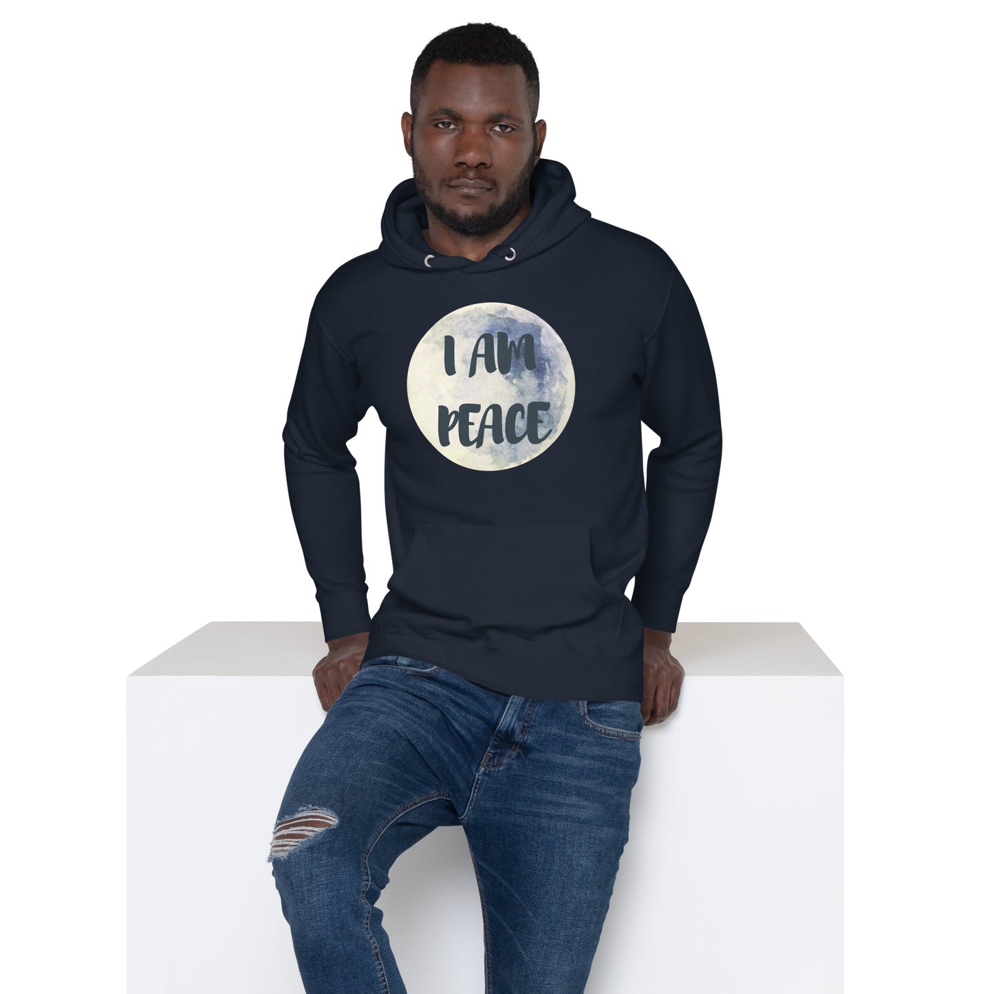 I AM PEACE, Positive Affirmation Unisex Hoodie