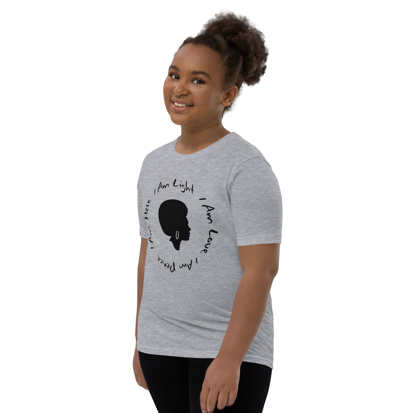 I AM Positive Affirmation Youth Short Sleeve T-Shirt