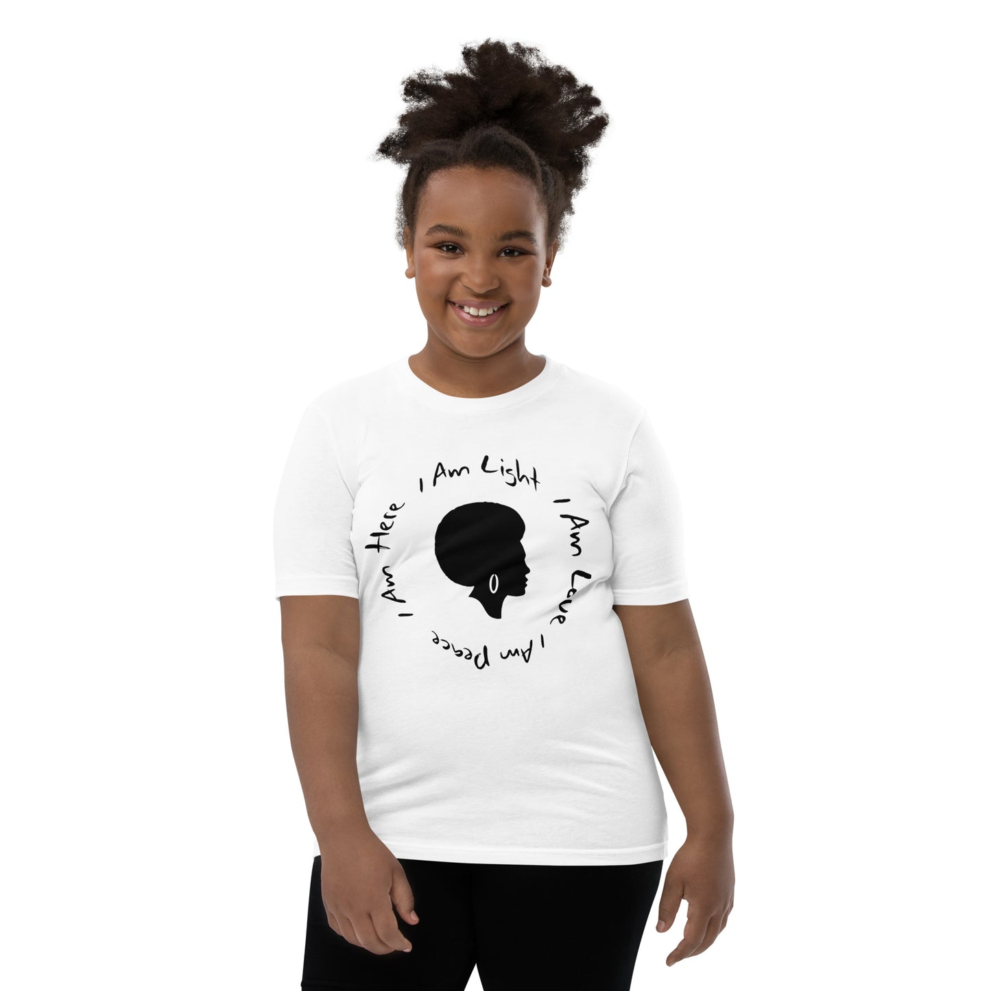 I AM Positive Affirmation Youth Short Sleeve T-Shirt